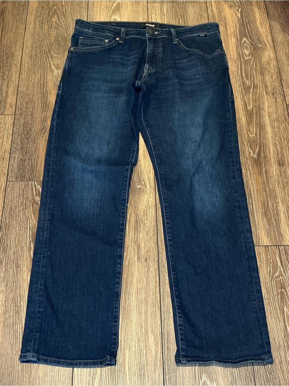 Mavi Myles Men’s Straight Leg Jeans 33x32 Dark Indigo